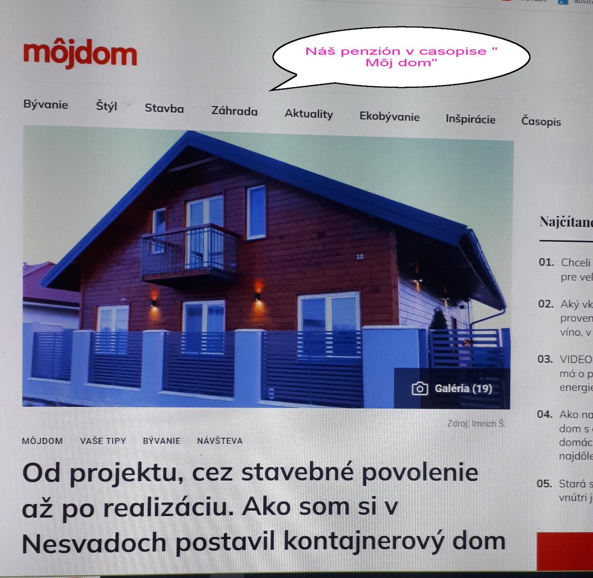 Penzion Florens, Nesvady Eksteriør billede